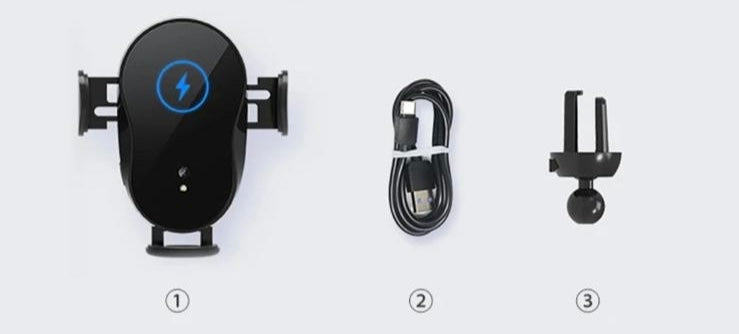 Soporte para auto con cargador inalámbrico